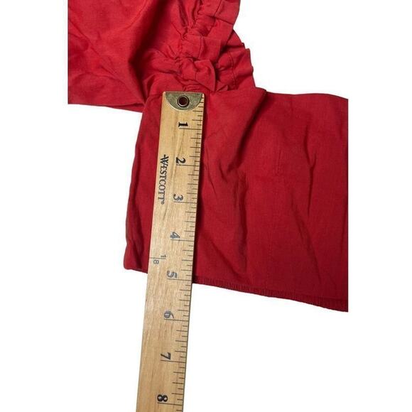 WeWoreWhat Solid Obe Ruby Coco Crop Top Blouse X Large New - Picture 7 of 14